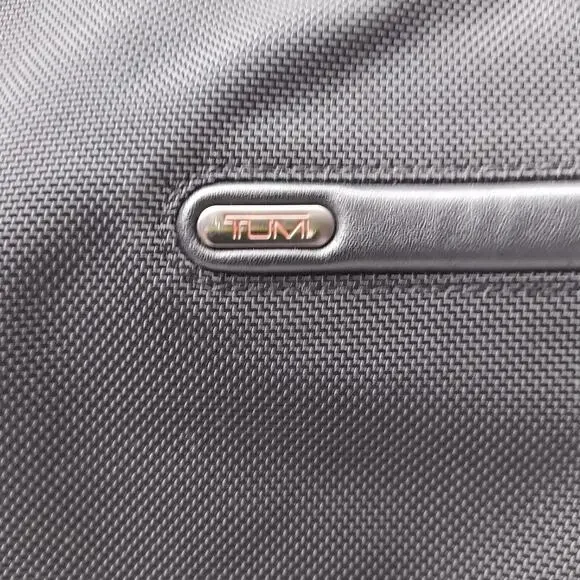 Tumi FXT Ballistic Black Nylon Pushlock Briefcase Messenger Laptop Bag - Picture 4 of 16